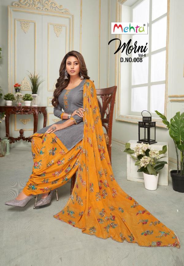 Mehta Morni Vol 6 Designer Cotton Dress Materials